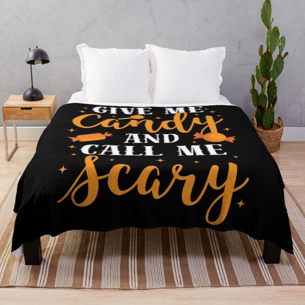 Item preview, halloween give me candy call me scary funny gift hasel transparent designed and sold by tauaniciskef.