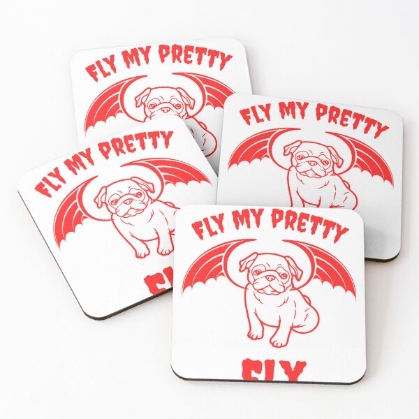 Item preview, Fly My Pretty Pug Fly designed and sold by MtValleyDesign.