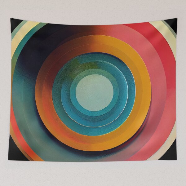 Item preview, Painted Concentric Circles designed and sold by Texterns.