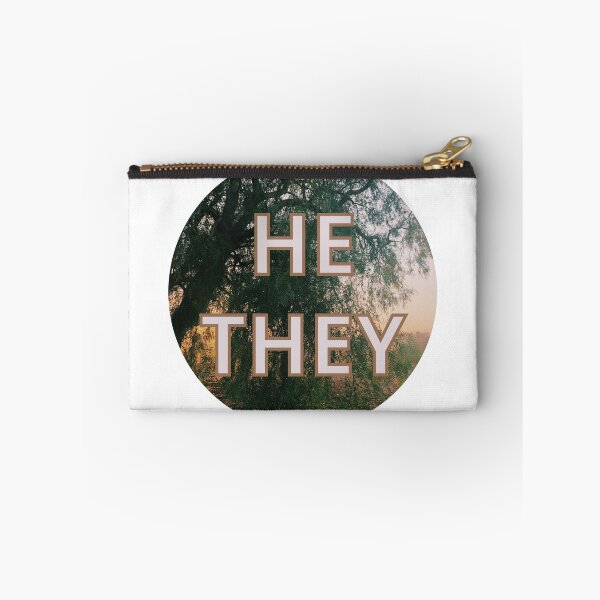 Item preview, Sunset He They Pronouns designed and sold by homotropic.
