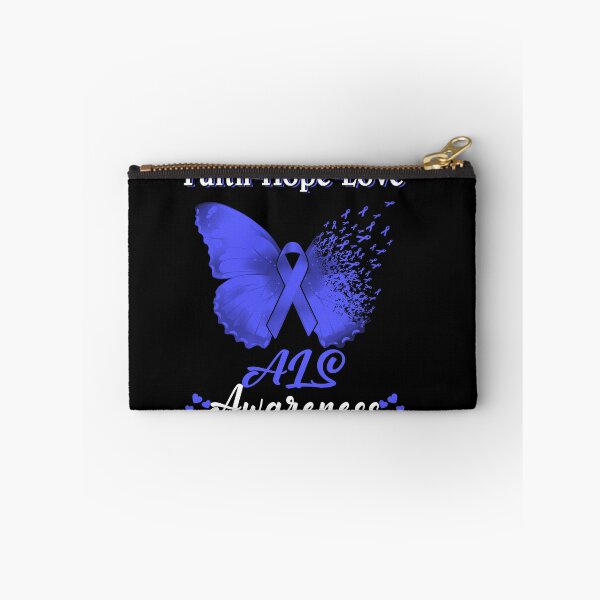 Item preview, Faith Hope Love Butterfly ALS Awareness designed and sold by Gillosina.