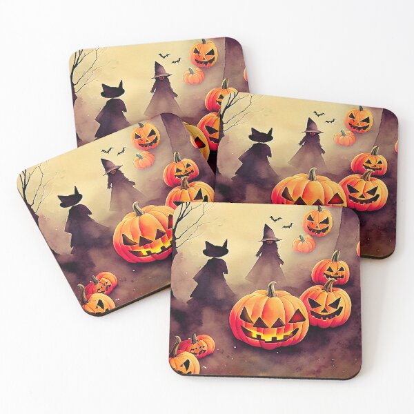 Item preview, Witches and Pumpkins designed and sold by MsGoldenCreates.