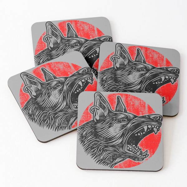 Item preview, black dog, angry, german shepherd, dog lover designed and sold by artomazo.