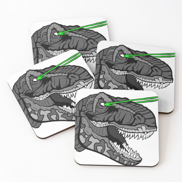 Item preview, LASER T REX GREEN designed and sold by LAZRLZRD.