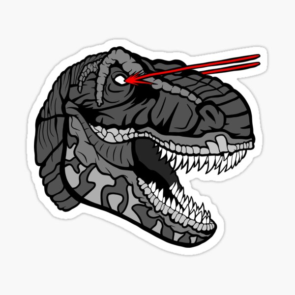 Artikel-Vorschau von LASER T-REX ROT, designt und verkauft von LAZRLZRD.