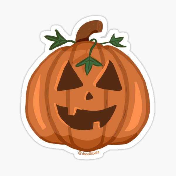 Item preview, Jack-o-lantern designed and sold by doodlebelleart.