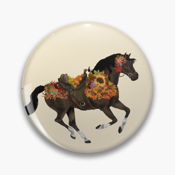 Item preview, Autumn carousel-themed horse designed and sold by ElementalEmbers.