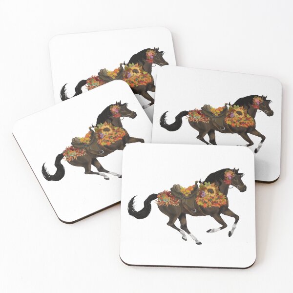 Item preview, Autumn carousel-themed horse designed and sold by ElementalEmbers.