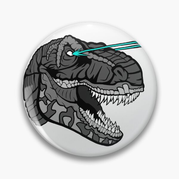 Artikelvorschau, LASER T-REX BLAU entworfen und verkauft von LAZRLZRD.