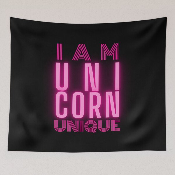 Item preview, I am unicorn unique pink neon  designed and sold by Martzart.