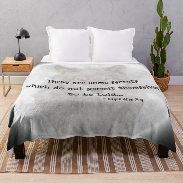 Item preview, There Are Some Secrets Which Do Not Permit Themselves To Be Told - Edgar Allen Poe designed and sold by Edenglow Prints & Peculiars.