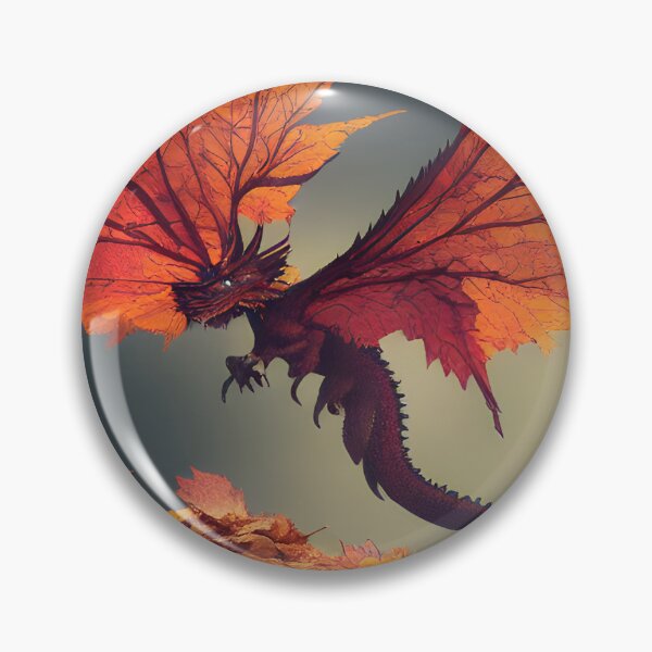 Item preview, Realistic Dragon - Scary Dragon - Autumn Dragon designed and sold by ImagesDesigns.