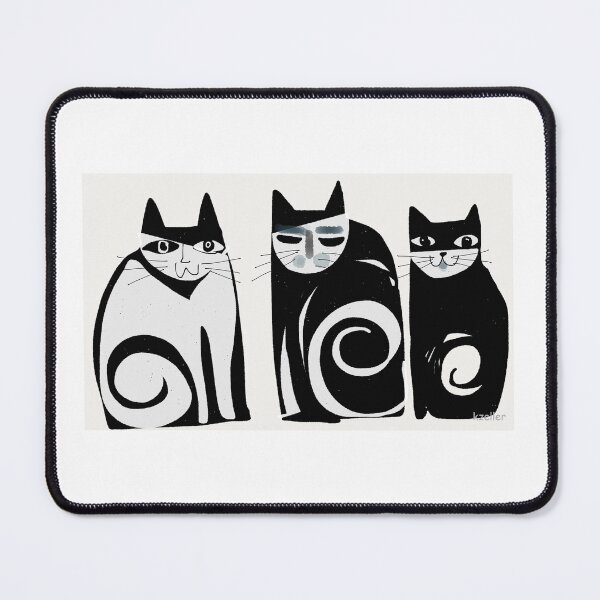 Item preview, Black and white Cats designed and sold by Karin Zeller.