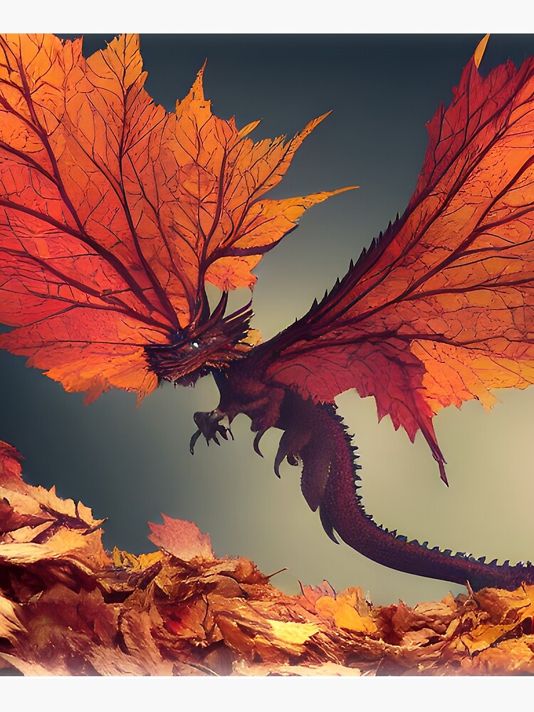 How To Draw An Autumn Dragon - Advanced 