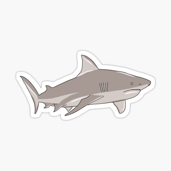 Item preview, Bull Shark Print  designed and sold by ArtworkByCasey.