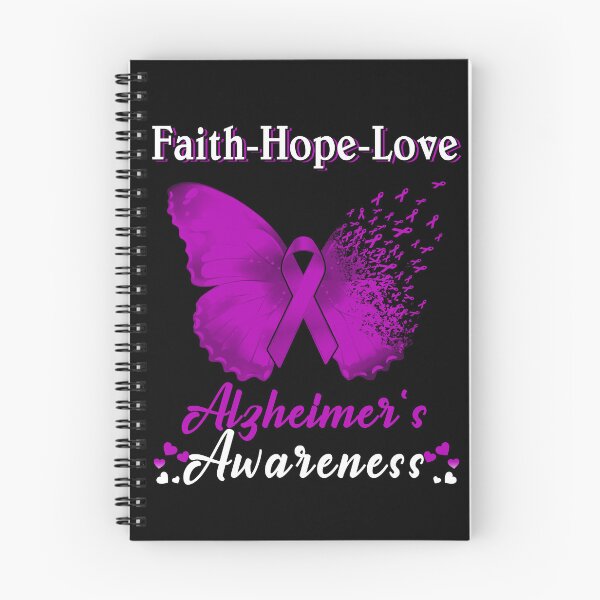 Item preview, Faith Hope Love Butterfly Alzheimer's Awareness designed and sold by Gillosina.