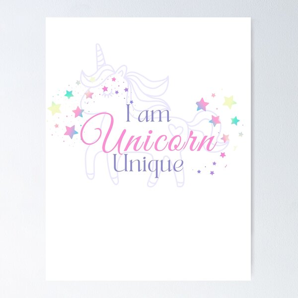 Item preview, I am unicorn unique purple  designed and sold by Martzart.