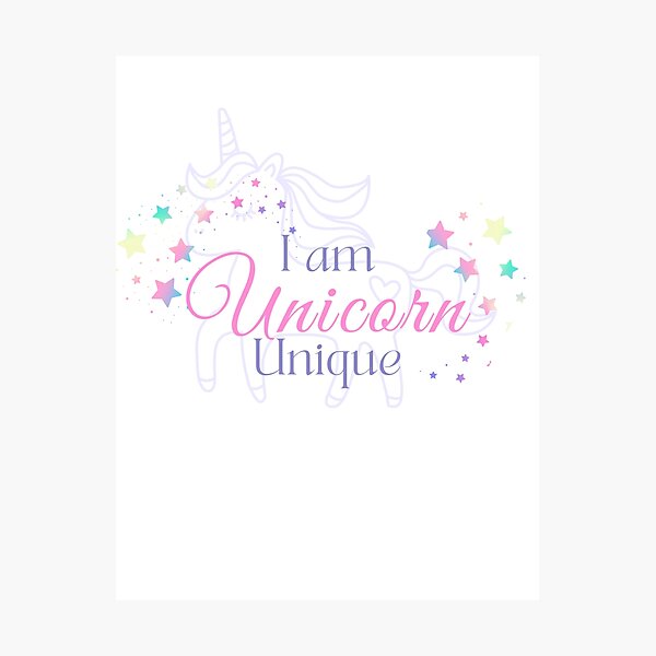 Item preview, I am unicorn unique purple  designed and sold by Martzart.