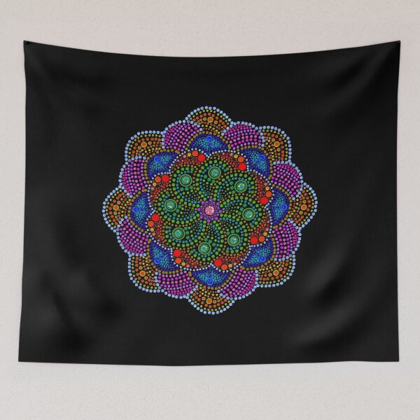Item preview, Rock Art Mandala designed and sold by Jane Izzy Designs.