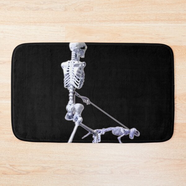 Item preview, Skeleton In Sunglasses Walking Skeletal Wiener Dog - Funny Halloween Time Skull Dead People designed and sold by ViewerEqualsPhoton.