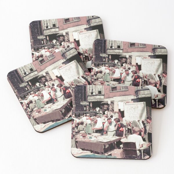 Item preview, 1950s - View of Street Vendors on Maxwell Street Market, Chicago designed and sold by thatwaslife.