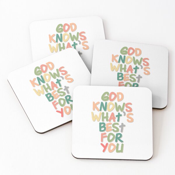 Item preview, Christian Quotes - Bible Verse - God Knows What's Best For You designed and sold by MyArt23.