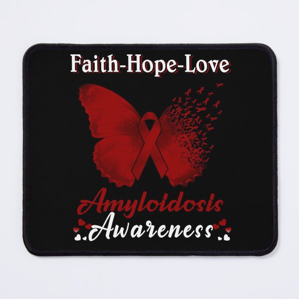 Item preview, Faith Hope Love Butterfly Amyloidosis Awareness designed and sold by Gillosina.