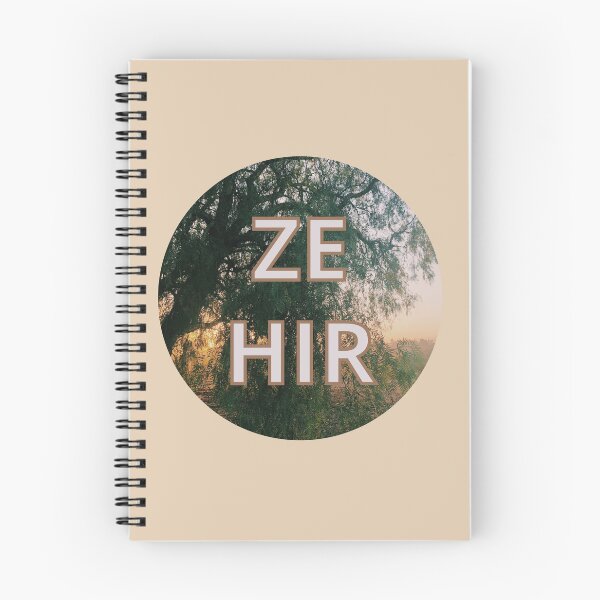 Item preview, Sunset Ze Hir Pronouns designed and sold by homotropic.