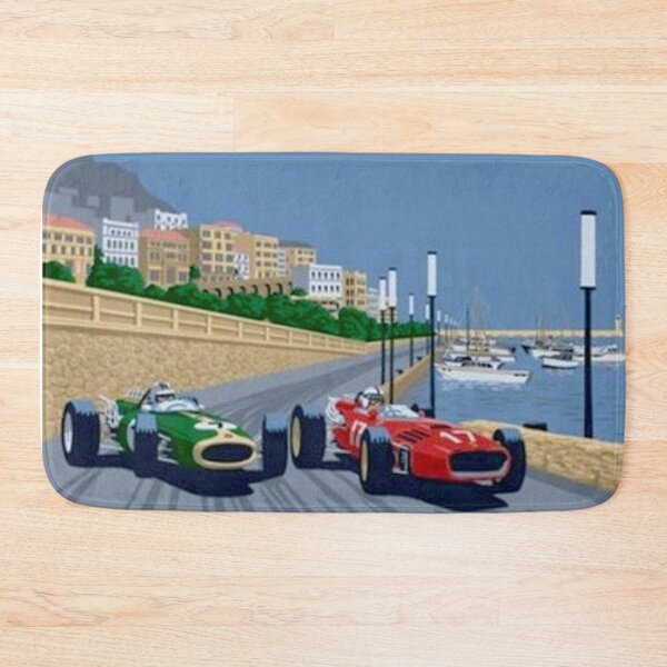 Item preview, MONACO GRAND PRIX; Vintage 1966 Auto Racing Print designed and sold by posterbobs.