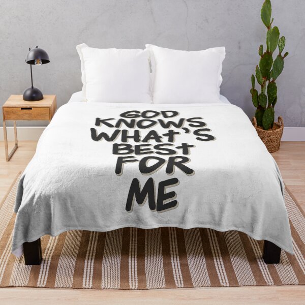 Item preview, Christian Quotes - Bible Verse - God Knows What's Best For Me designed and sold by MyArt23.
