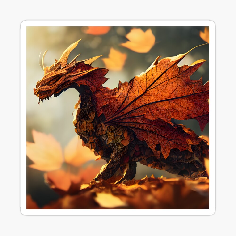 How To Draw An Autumn Dragon - Advanced 