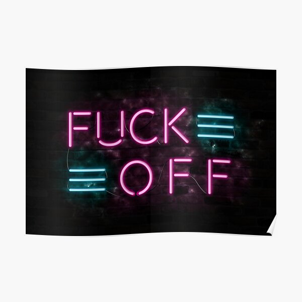 Neon Off Poster