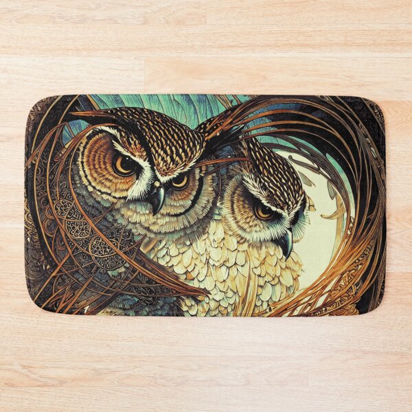 Item preview, Two Owls, Abstract designed and sold by Nonshape.