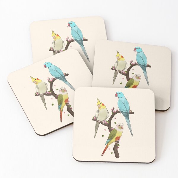 Item preview, Cute Parrots designed and sold by meruesan.