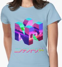 Nintendo 64 Vaporwave Women's Fitted T-Shirt
