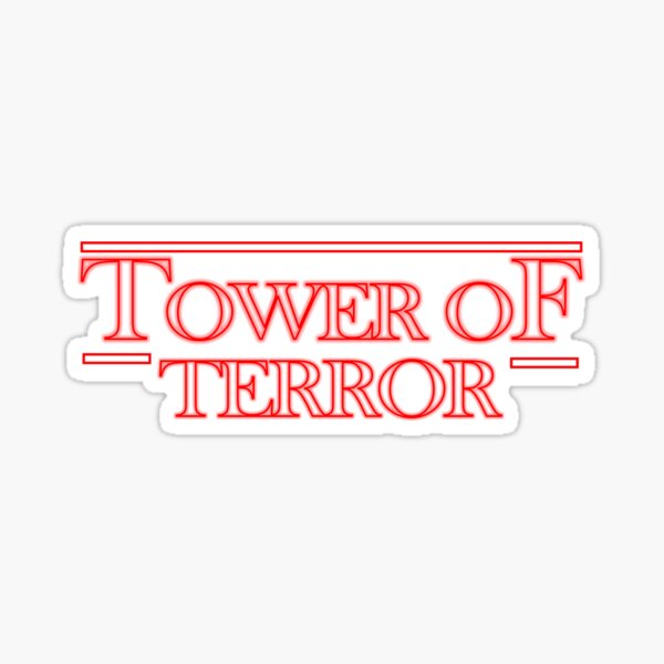 Hollywood Tower Hotel Stickers Redbubble - roblox tokyo disney sea tower of terror in roblox youtube