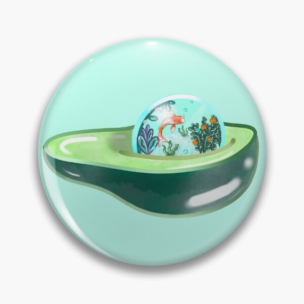 Item preview, Avocado Aquascape designed and sold by Sheepmadeofcats.