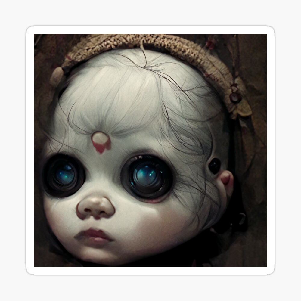 Creepy Baby Dolls Art Print for Sale by Black Vulture Redbubble