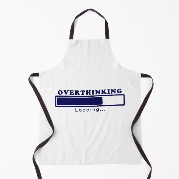 Item preview, Cute Funny Aesthetic Blue Overthinking Design designed and sold by Dr3amsInInk.