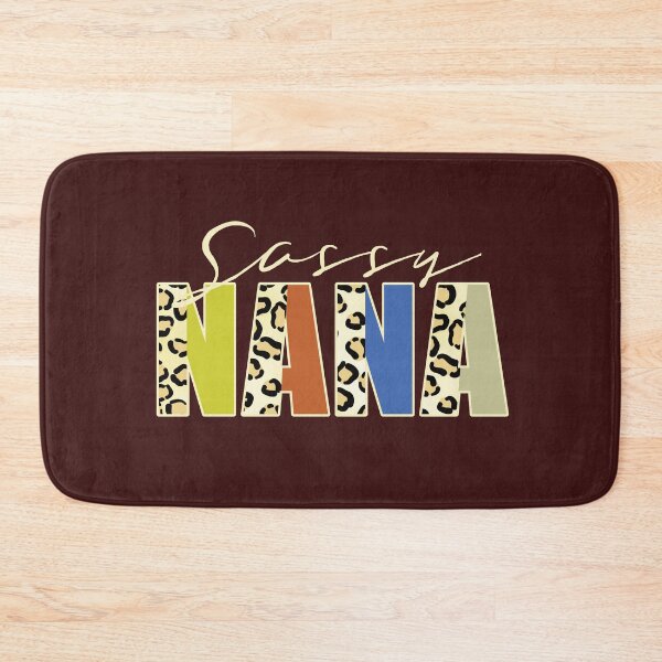 Item preview, Sassy Nana Leopard Print Text Retro Family Quote designed and sold by CRHPOD20.
