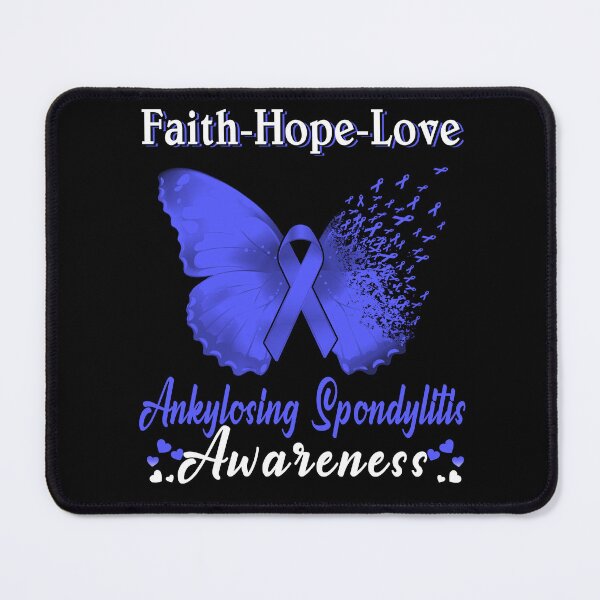 Item preview, Faith Hope Love Butterfly Ankylosing Spondylitis Awareness designed and sold by Gillosina.