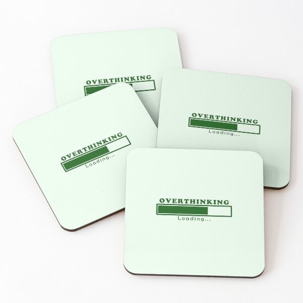 Item preview, Cute Funny Aesthetic Green Overthinking Design designed and sold by Dr3amsInInk.