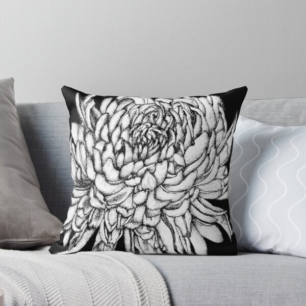 Artikelvorschau, Dotwork Chrysantheme entworfen und verkauft von Nicole Roughley.