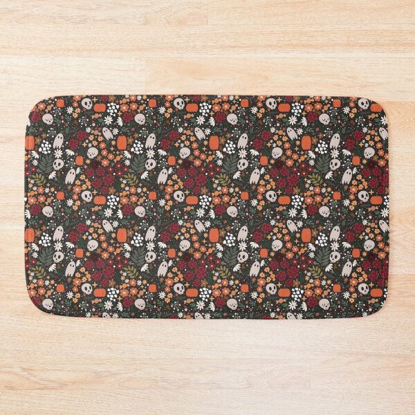 Item preview, Fall Halloween Floral Pattern  designed and sold by Sydie Studio.