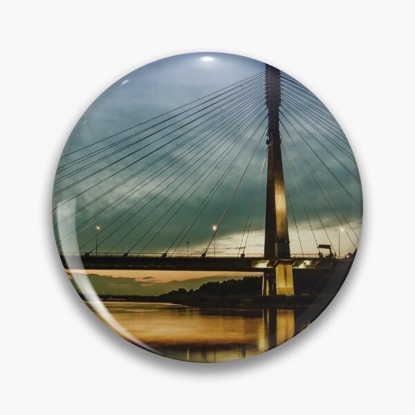 Item preview, The Świętokrzyski Bridge on the Vistula River in Warsaw designed and sold by ART-SUNRISE.