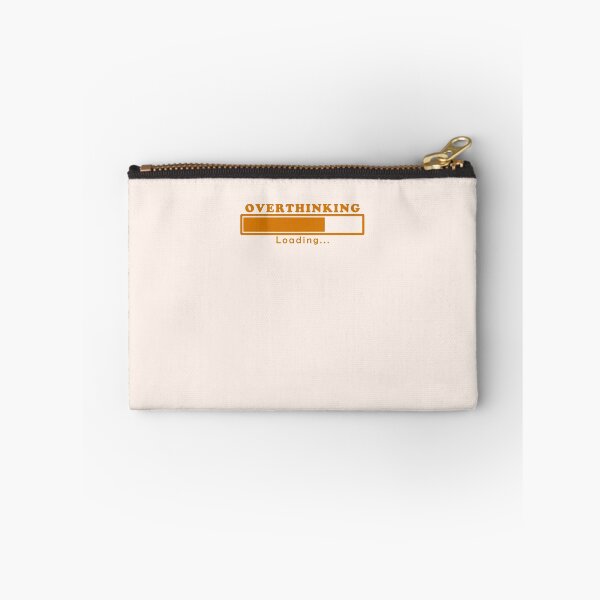 Item preview, Cute Funny Aesthetic Orange Overthinking Design designed and sold by Dr3amsInInk.