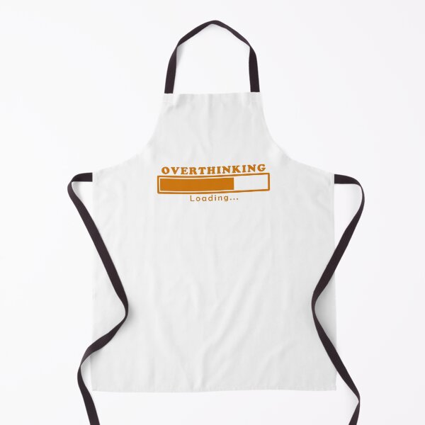 Item preview, Cute Funny Aesthetic Orange Overthinking Design designed and sold by Dr3amsInInk.