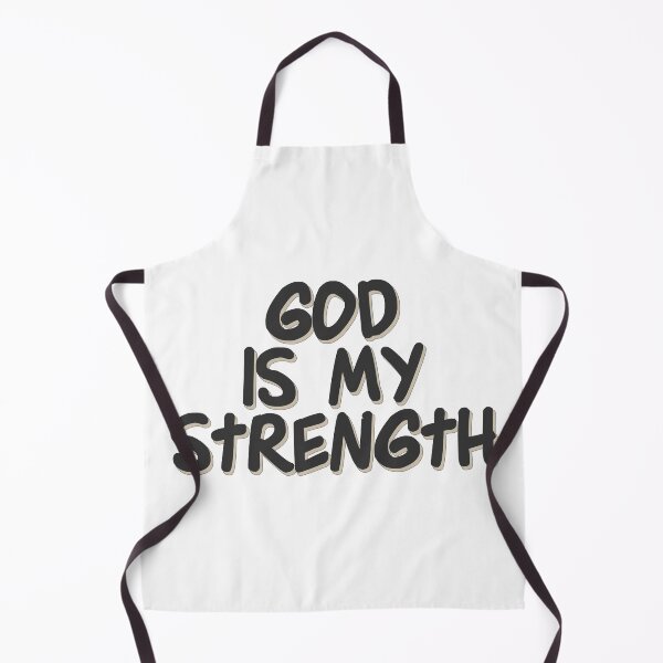 Item preview, Christian Quotes - Bible Verse - God is My Strength designed and sold by MyArt23.