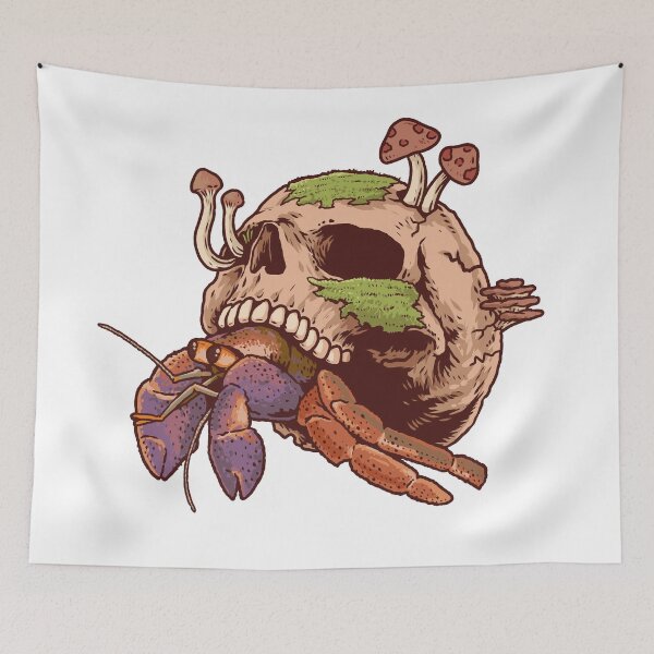 Item preview, The Hermit Crab with the Skull Shell designed and sold by Inspireexotics.