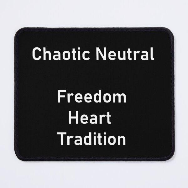 Item preview, Chaotic neutral designed and sold by Kennakenza.